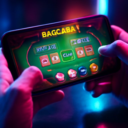 baccarat online app menu on Android phone