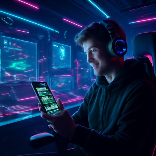 baccarat online games menu on smartphone dashboard